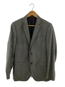 GUCCI Wool Notch Lapel Tailored Gray Jacket Size 46 77cm Length #EI ABA - Picture 1 of 6