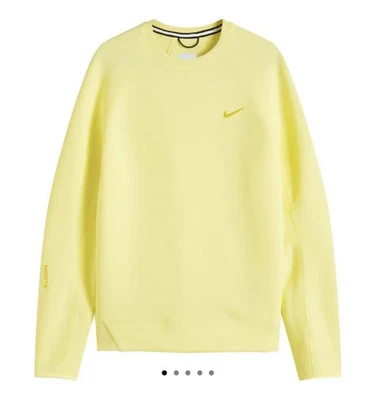 Nike x NOCTA Drake "Citron Tint" Tech Fleece Sudadera Cuello Redondo FD8457-821 Talla L Foto 1 de 4