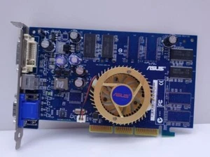 ASUS V9570LE/TD/P/128M/A  GEFORCE FX 5700 AGP 8X 128MB DDR DVI,VGA, S-VIDEO - Picture 1 of 4