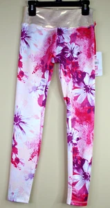 Justice Girls High Waisted Multi Pink Floral Legging Size M (10) - Picture 1 of 6