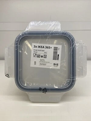 Nuevo IKEA IKEA 365+ Contenedor de Alimentos Transparente con Tapa Juego de 3 905.779.31 Foto 1 de 4