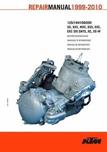 KTM Engine Service Workshop Shop Repair Manual Book 1999 200 EXC - Picture 1 of 12