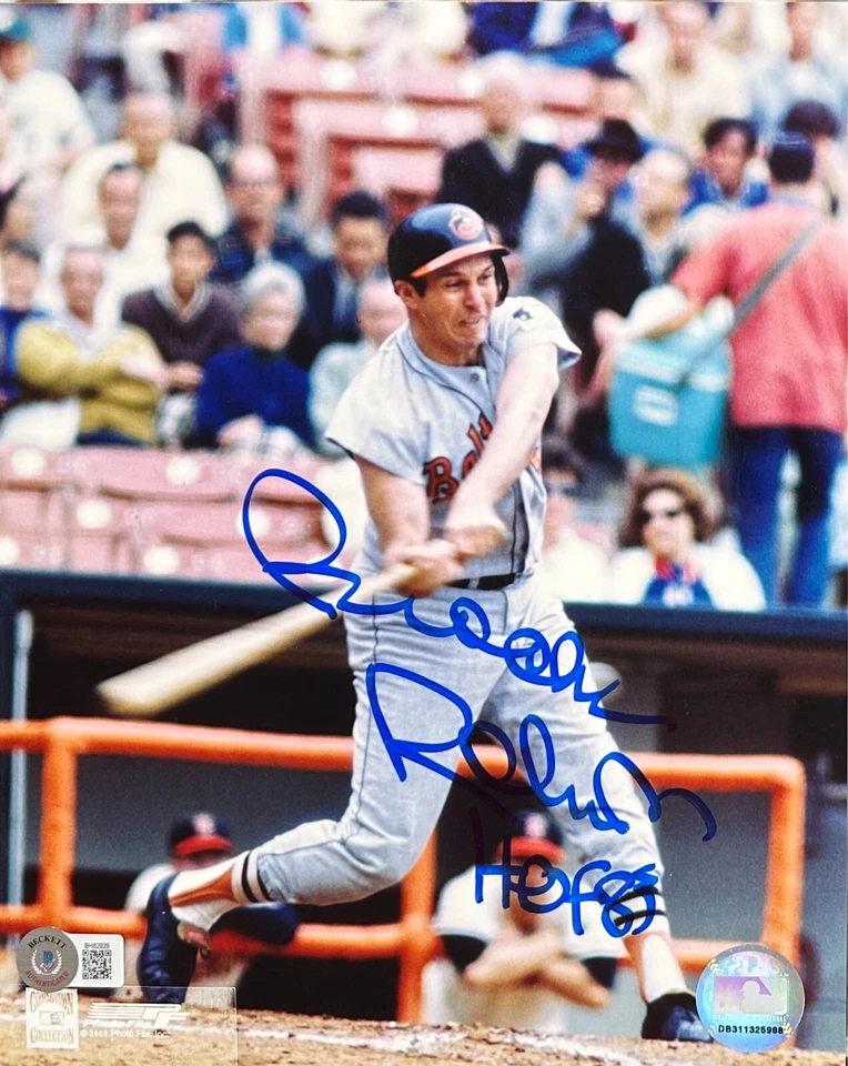 Brooks Robinson Signed Autograph 8x10 Beckett Authen Baltimore Orioles - Image 1 of 1