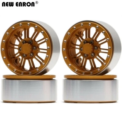 Alloy 2.2" Beadlock Wheel Rim 2037 For RC 1/10 SCX10 90046 YETI RR10 Wraith TRX4 - Image 1 of 4