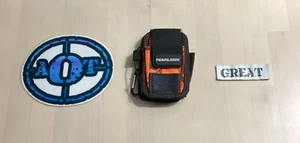 $.99 Orange & Black Fearless Mobile Phone Belt Clip 5.5" Tool belt style Holder - Zdjęcie 1 z 8