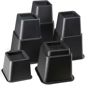 Bed Risers or Furniture Riser Adjustable and lifts in Heights of 8, 5 or 3 Inche - Picture 1 of 8