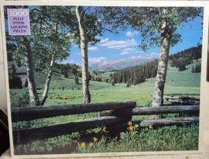 1000pz puzzle ""Grey's Basin, Wyoming"" 21,5"" x 27,5"" sigillato arcobaleno funzionante" - Foto 1 di 4
