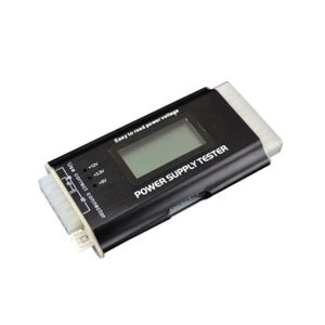 Testeur d'alimentation numérique LCD ordinateur 20/24 broches vérification PC 4 PSU ATX - Photo 1/5