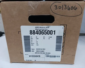 NEW BALDOR 1/3 HP TEAO INDUSTRIAL MOTOR 1 PHASE 1725 RPM 48 FRAME - Picture 1 of 9