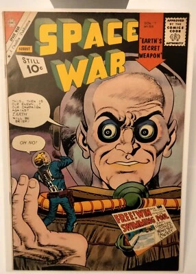 Space War # 12 Charlton, 1961. Condition: VF (8.0) White Pages - Image 1 of 4