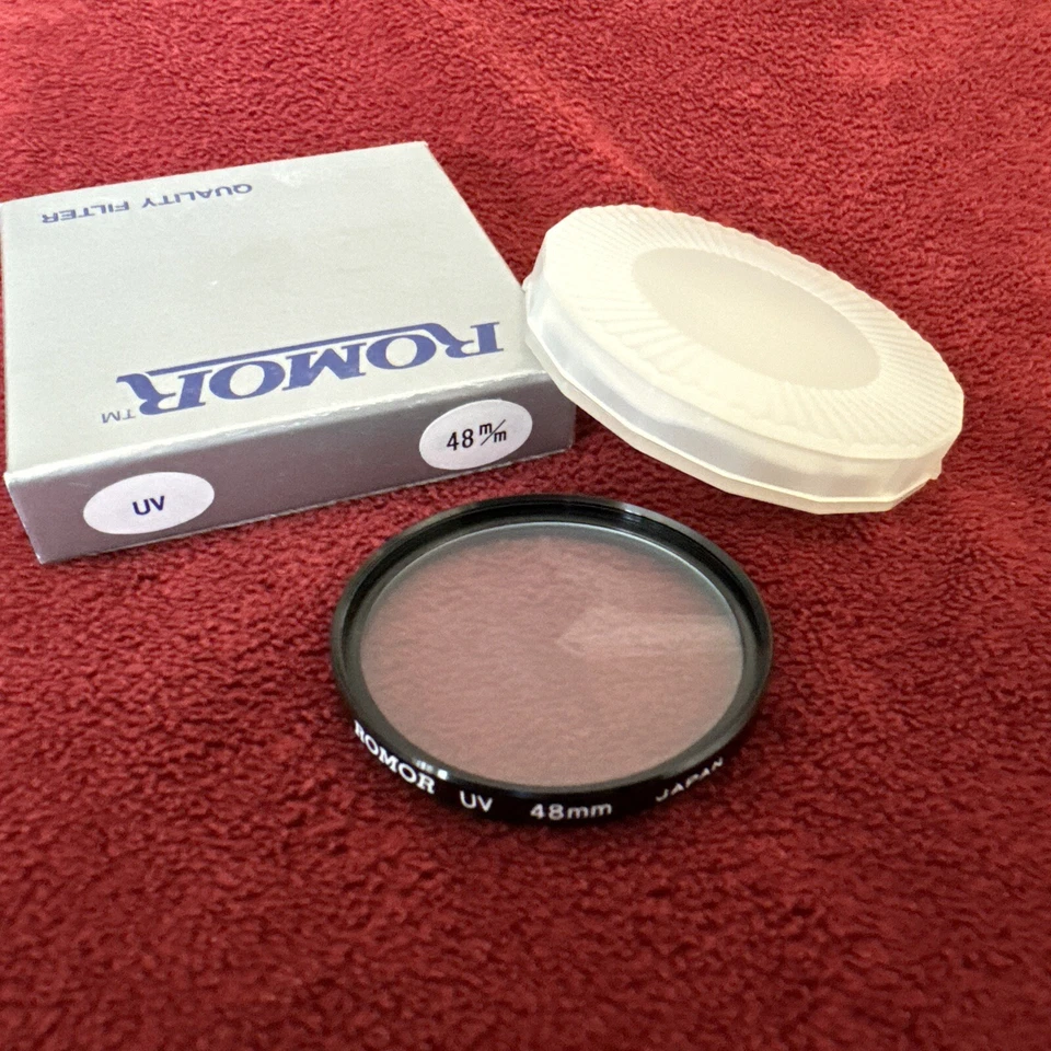 Romor 48mm UV Ultra Violet  (Japan) Filter **NOS** - Image 1 of 1