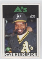 1990-93 Topps Magazine Cards Dave Henderson #TM59