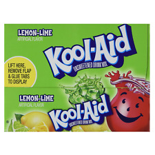 Kool Aid Lemon Lime Flavour 3.6g x 48 Unsweetened Drink Mix Sachet (USA)