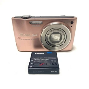 CASIO EXILIM Zoom EX-Z400 Pink Digital Camera 12.1 MP 4x Optical Zoom From JAPAN - Picture 1 of 11