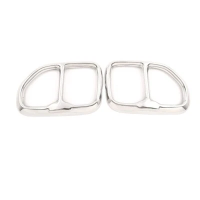 2PCS Stainless Steel Exhaust Tips for BMW X3 X4 2018-21 Foto 1 de 4