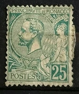 MONACO, 1891, 25c., MLH * . - Bild 1 von 1