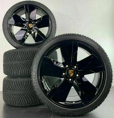 Porsche Taycan 9J1 S Turbo 21 Zoll Felgen Winterräder Winterreifen neu #S - Bild 1 von 4