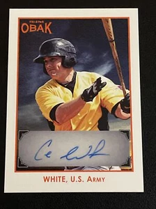 Autógrafo Tristar Obak Cole 2011 blanco naranja #'d 9/75 #46 - Imagen 1 de 2