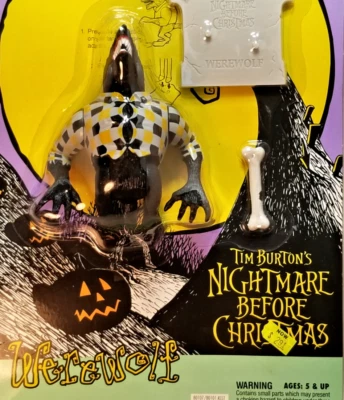 Figura Hasbro Hombre Lobo Pesadilla Antes De Navidad Como Nueva De Colección NBC 1993 Foto 1 de 4