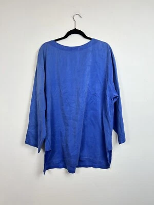 vintage gold label victorias secret 100% silk shift cover up dress sz Lg beachy - Image 1 of 4