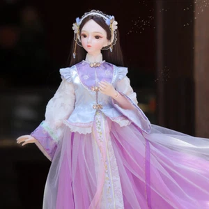 1/3 BJD Doll 60cm Height Doll 24" Toy + Clothes + Shoes + Wig + Makeup Full Set - Picture 1 of 6