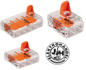 Wago Klemmen Hebelklemmen 221-412 221-413 221-415 Dosenklemmen - Bild 1 von 16