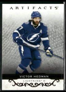 2021-22 U D Artifacts #143 Victor Hedman Tampa Bay Lightning Rose Gold Card - Picture 1 of 2