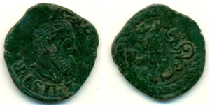 1549 Brabant Antwerp Karel V Korte Coin (b647) - Bild 1 von 1