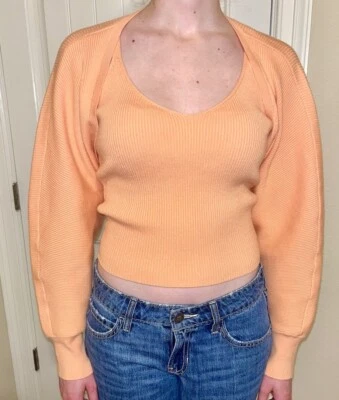 Conjunto LUSH Coral Shrug + Cami - Tamanho M - Imagem 1 de 4