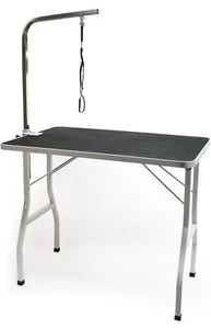 TAVOLO TOELETTATURA TOSATURA PER CANI GATTI PIEGHEVOLE PORTATILE 91x61x82cm SIRL - Foto 1 di 3