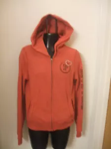 Victorias Secret Hoodie Sweatshirt Small Oklahoma Sooners Full Zipper Distressed - Picture 1 of 12