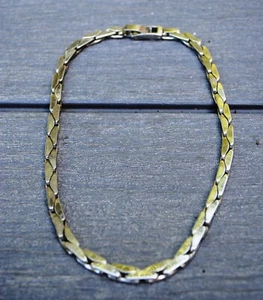 De colección O.P. Collar gargantilla cadena plata esterlina modernista Orlandini UnoAErre 16" - Imagen 1 de 8