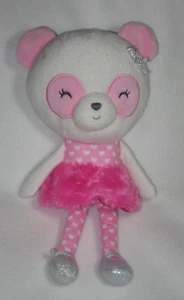 Kids Preferred rosa weißer Panda Teddybär Baby Lovey Puppe Herzen 2019 - Bild 1 von 5