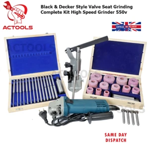 Black & Decker Style Valve Seat Re Storation Grinder Complete Kit UK ACTOOLS - Picture 1 of 22
