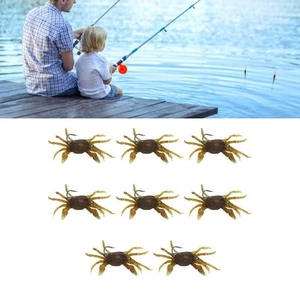 8Pcs Appât Artificiel De Crabe 13cm 33.5g Simulation De Crabe Soft Leurre P - Imagen 1 de 12