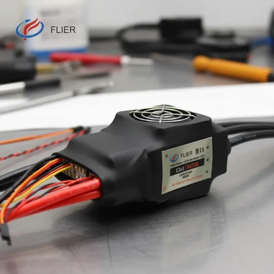 400A Brushless Car ESC 3-16S LiPo 70V Flier for RC 1/5 Car +USB LINK for windows - Image 1 of 4