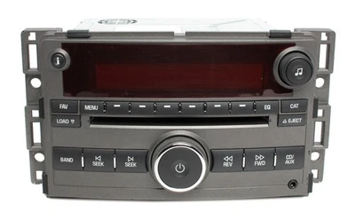 Saturn 2007-08 Aura OEM AMFM CD Changer mp3 Radio With Auxiliary Input 15948189 - Image 1 of 4