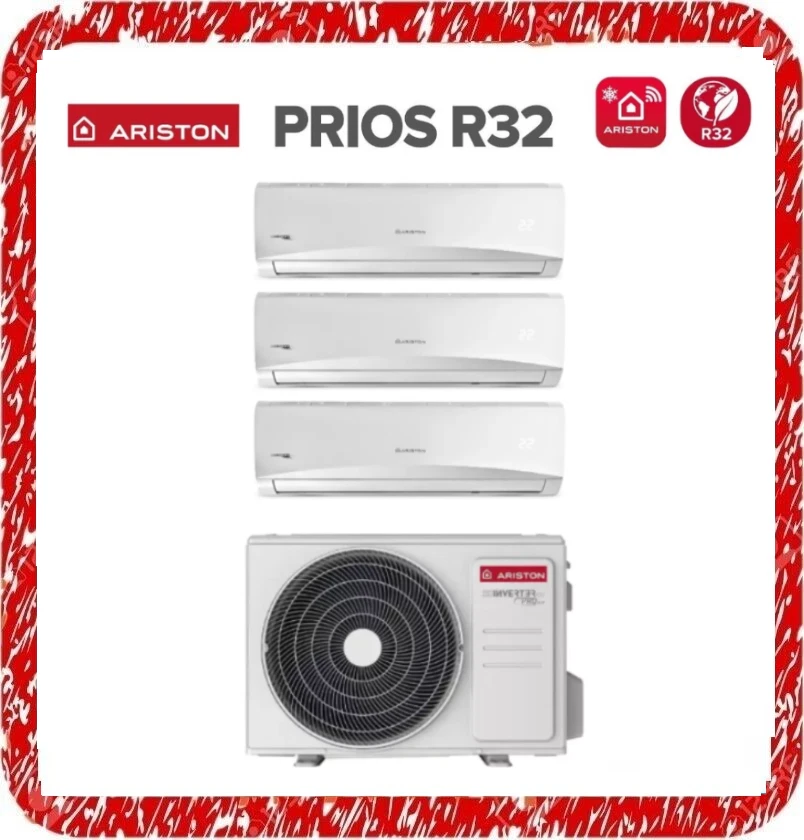 Ariston Prios Climatiseur Trial Split C 80 XD0C-O 9+9+9 BTU Classe A++/A+ - Photo 1/1