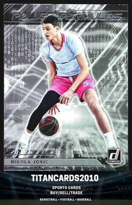 Nikola Jovic 2022 Panini Donruss Power Formula Mega Mozzart #PF-JOV - Imagem 1 de 2
