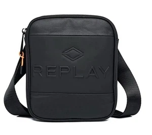 Replay Adjustable Crossbody Shoulder Bag. Black! - Picture 1 of 4
