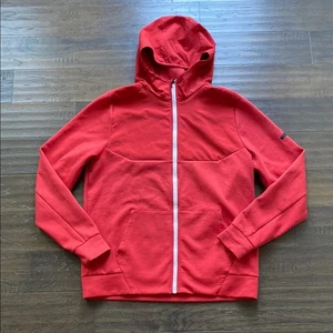 UNDER ARMOUR Full Zip Hooded Jacket Mens Sz Large Red - Picture 1 of 5