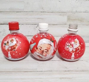 Coca Cola Holiday 2008 - 2009 Coke Christmas Ball Bottle Santa Claus Round - Picture 1 of 8