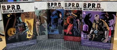 BPRD Hell On Earth 1-5 HC Mike Mignola Hellboy Universe - Image 1 of 4