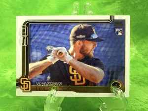 Brandon Lockridge RC Golden Mirror - 2025 Topps Series 2 #568 San Deigo Padres - Picture 1 of 11