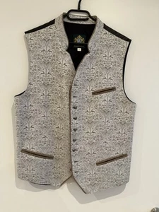 Trachtenweste Weiß / Silber von Hammerschmid in weiß / grau der Größe 52 - Bild 1 von 6