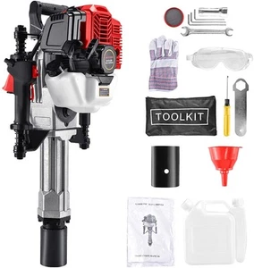52CC Gas Powered T-Post Driver, 1900W Two Stroke Garden Fencing Tool Farm Pil... - Picture 1 of 5