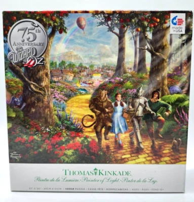 Ceaco Thomas Kinkade El Mago de Oz 75 Aniversario 1000 Puzzle Nuevo Precintado Foto 1 de 4