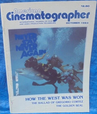 Revista American Cinematographer octubre 1983 Never Say Never Again How West  Foto 1 de 4