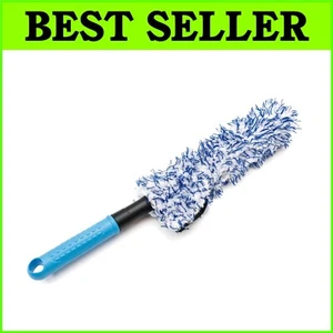 19" Microfiber Wheel Cleaning Brush with Removable Cover - Lightweight and Firm - Picture 1 of 9