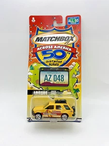 2001 MATCHBOX ACROSS AMERICA Arizona Isuzu Rodeo Canyon RESCUE #48 Yellow SUV - Picture 1 of 2